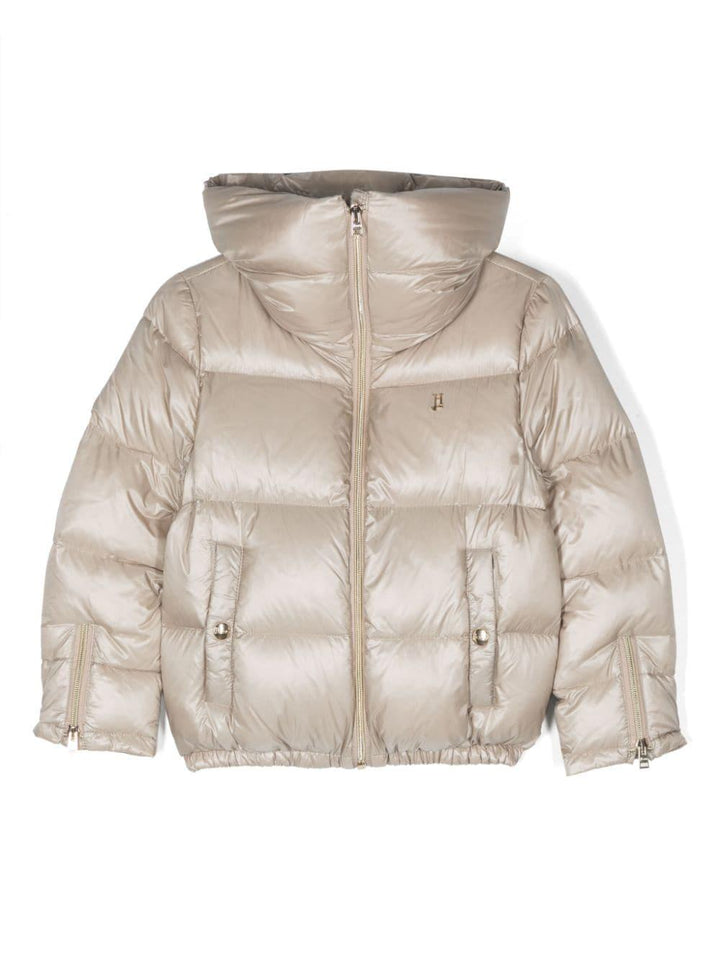 Piumino beige bambina