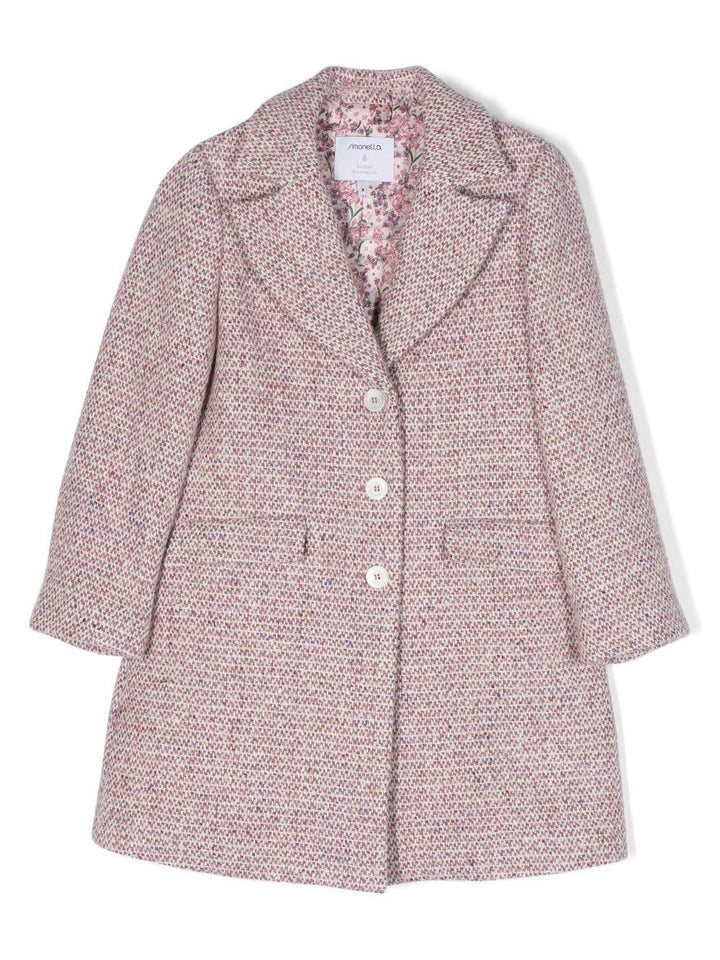Cappotto rosa bambina