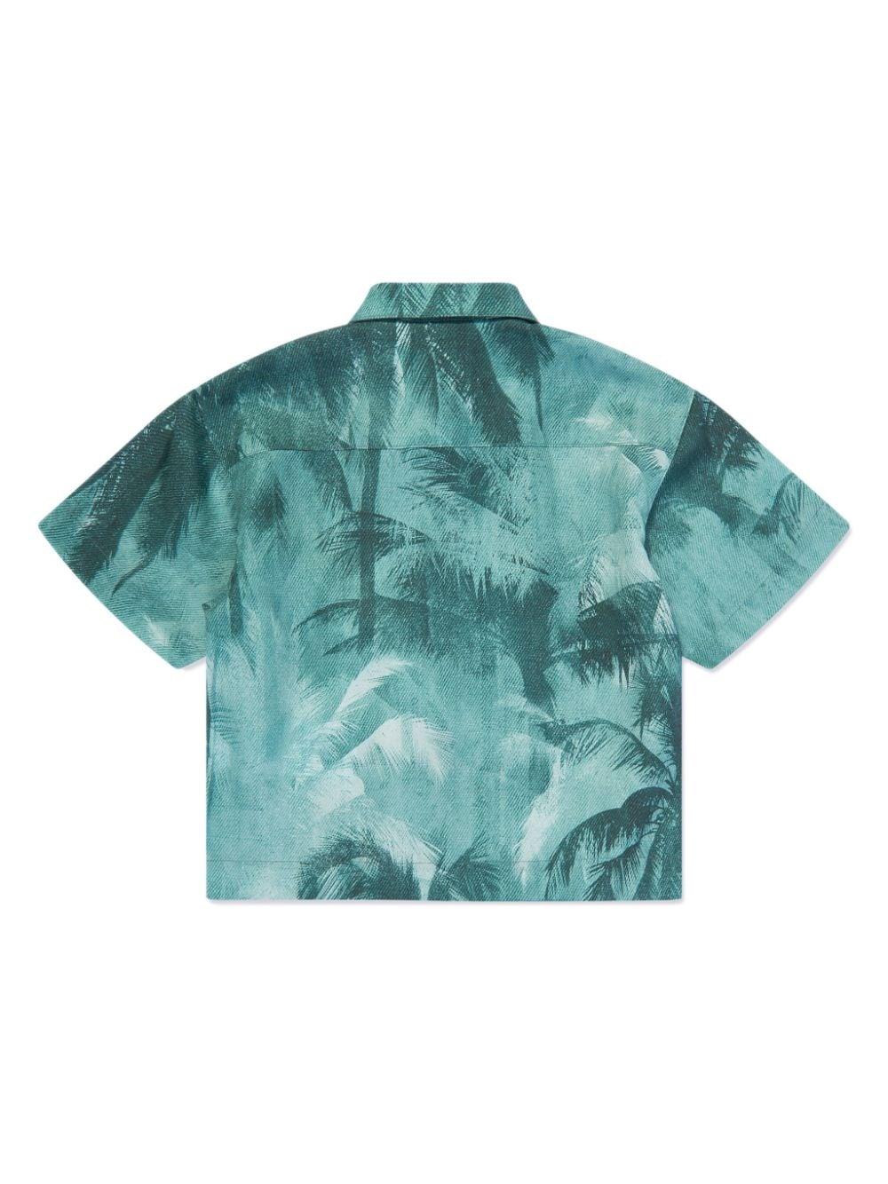 Camicia verde bambino