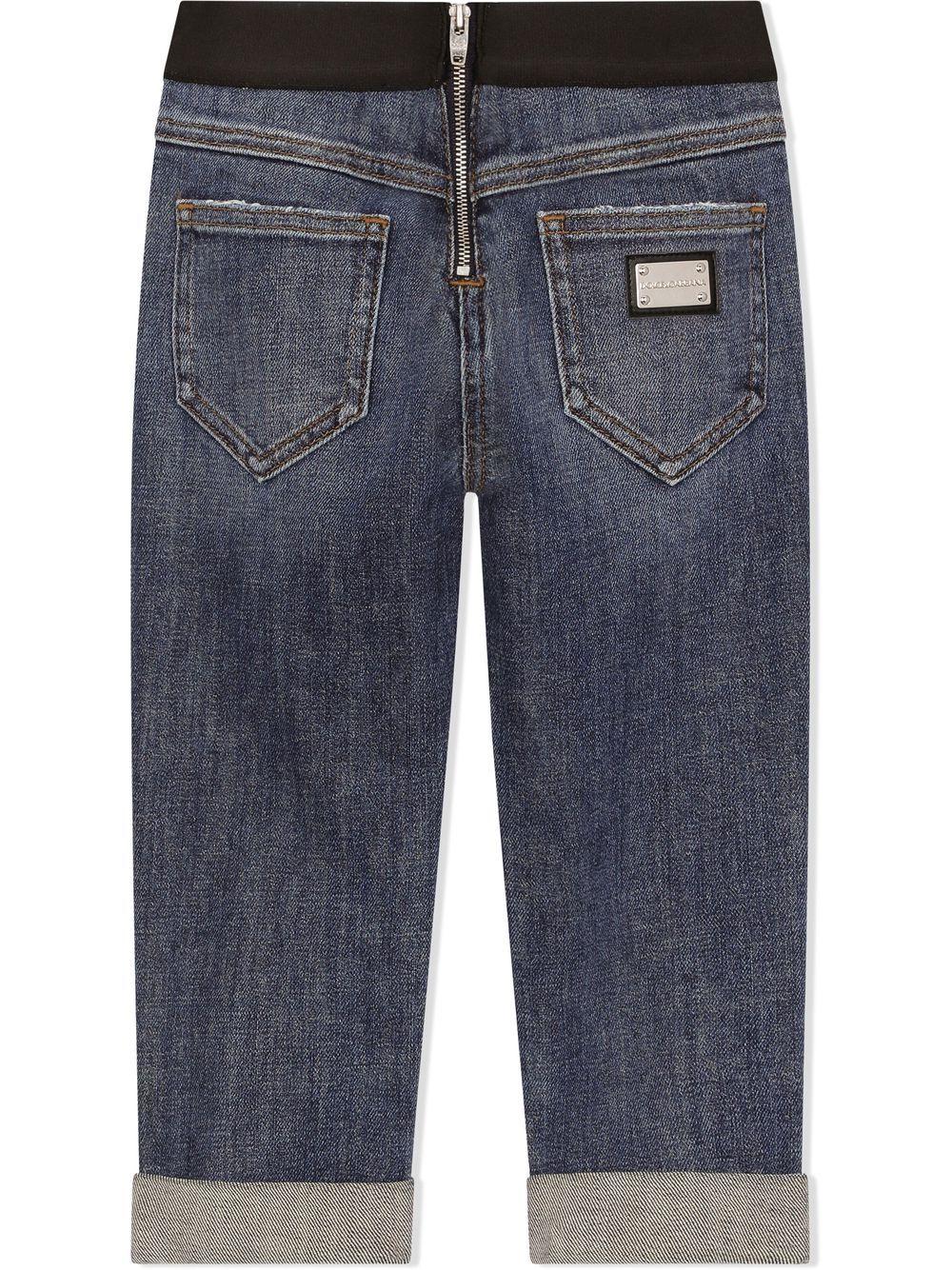 Jeans blu bambina