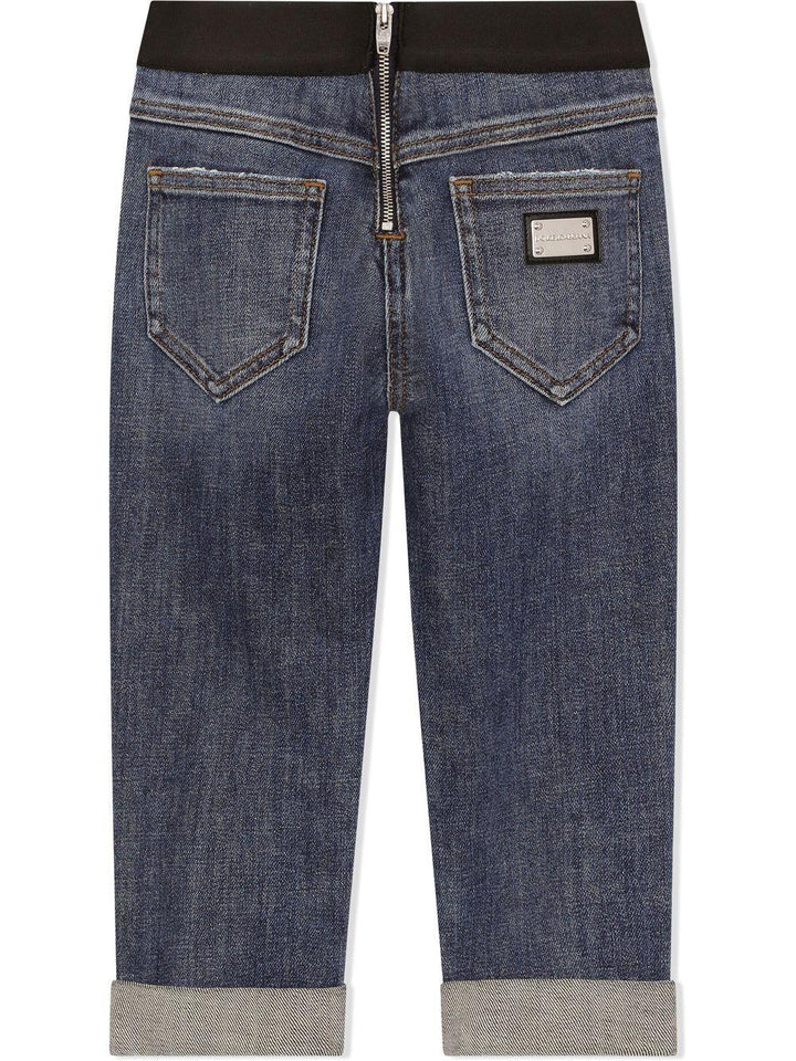 Jeans blu bambina