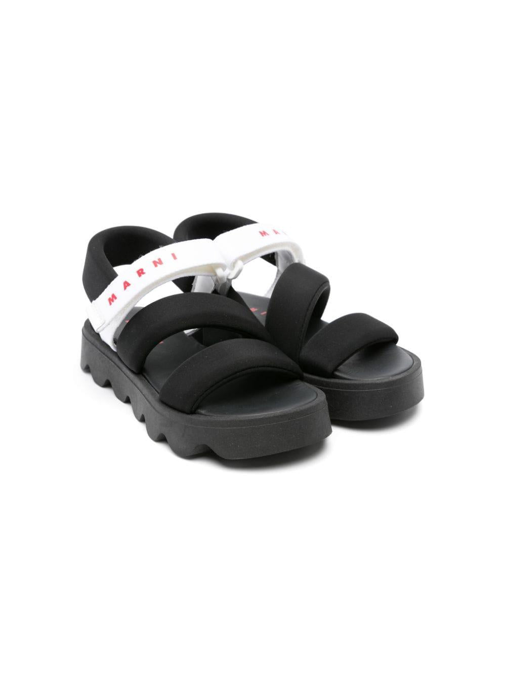 Sandali neri bambina 76702 VAR02 MARNI KIDS 