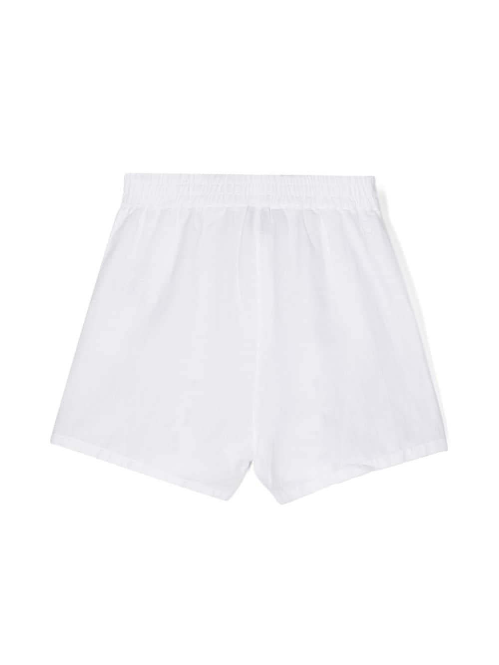 Shorts bianchi bambina