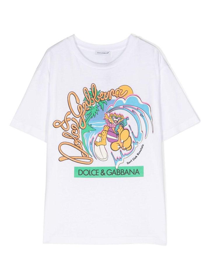 t-shirt bianca bambino