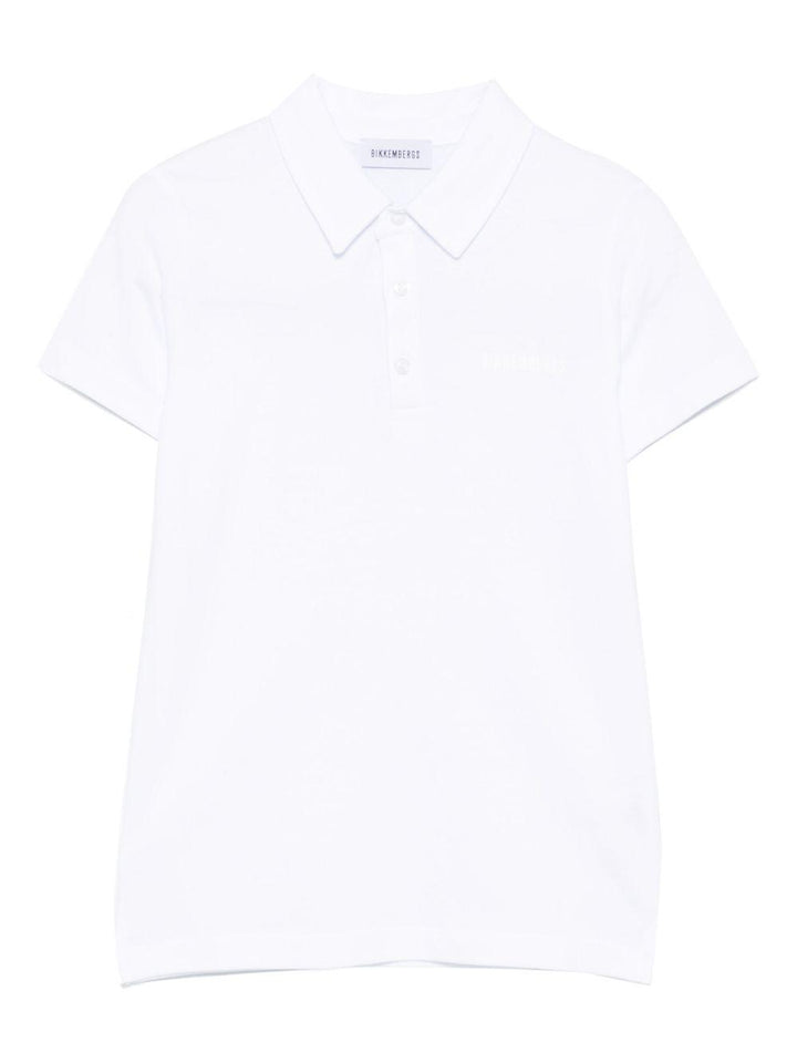 polo bianca bambino
