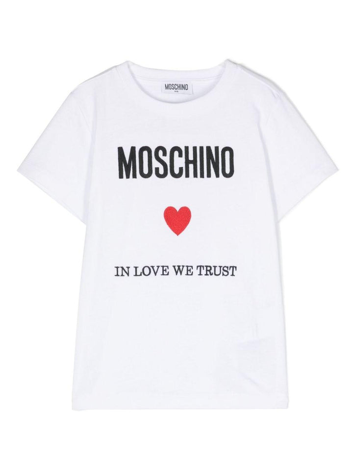 t-shirt bianca bambino
