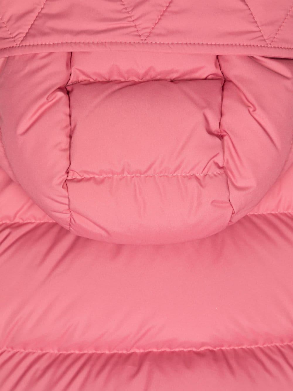 Piumino rosa neonata