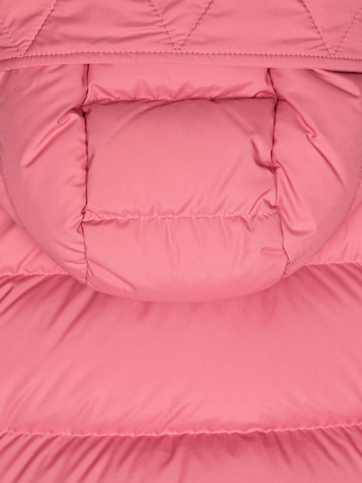 Piumino rosa neonata