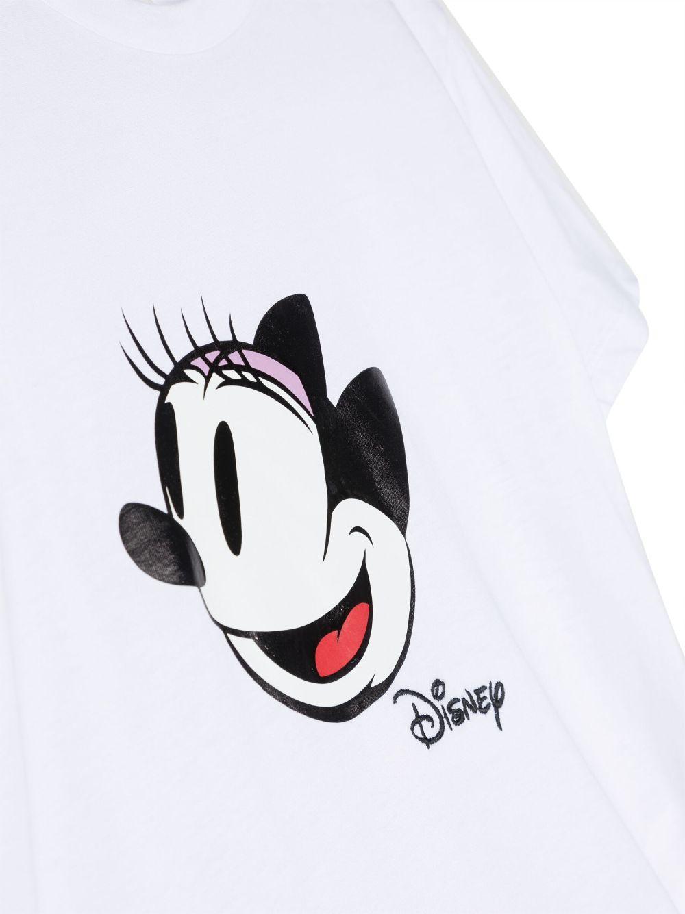 T-shirt bianca bambina con stampa