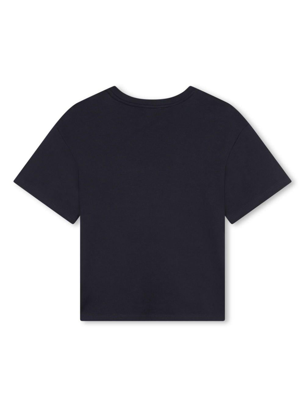 T-shirt blu bambina