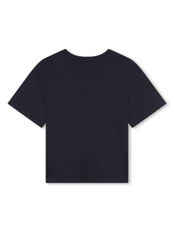 T-shirt blu bambina