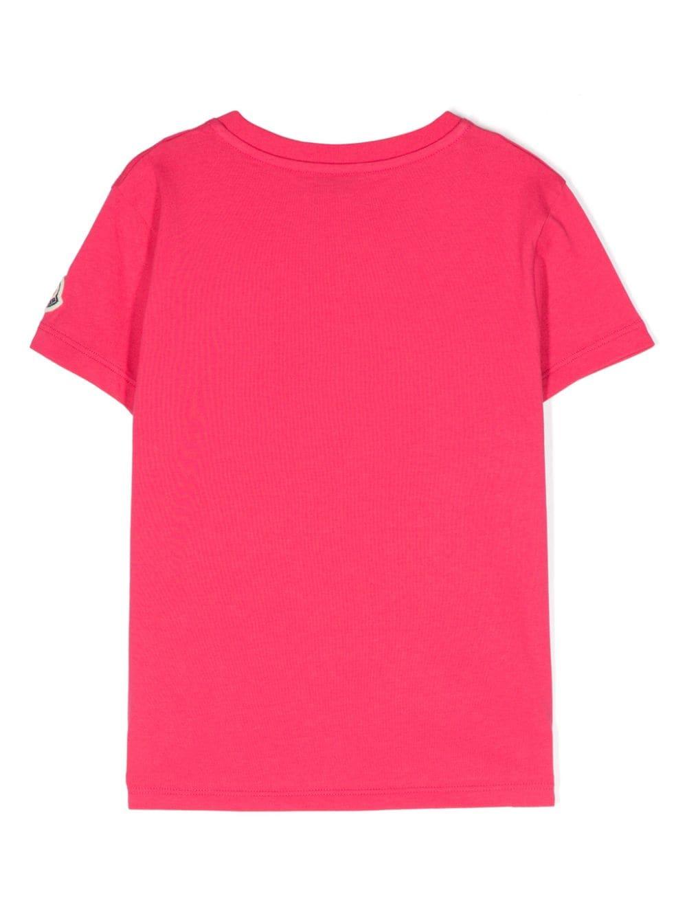 T-shirt fucsia bambina
