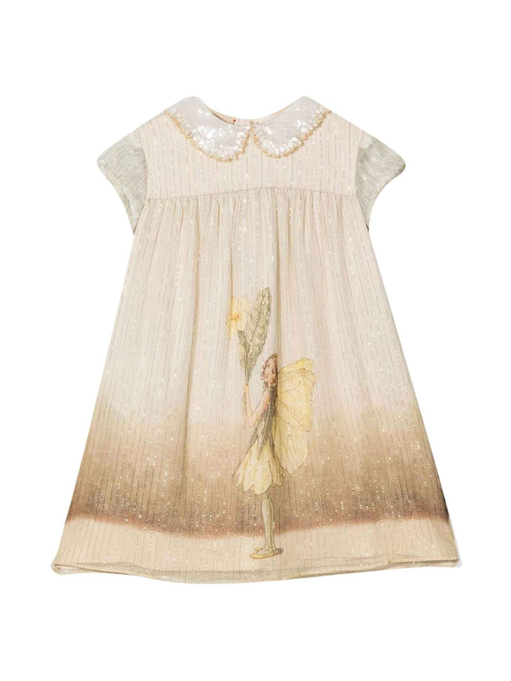 Abito beige bambina
