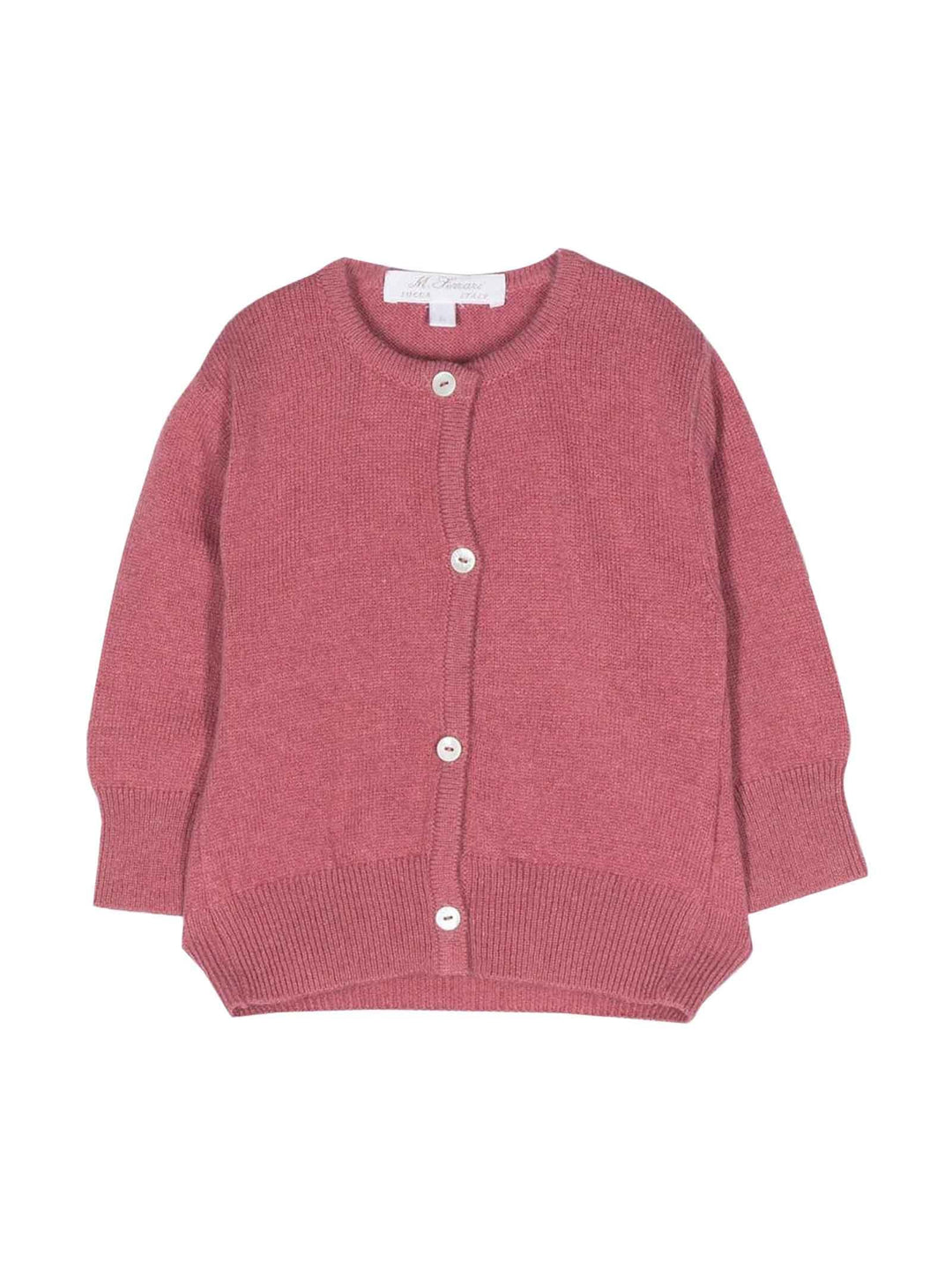Cardigan rosa neonato unisex