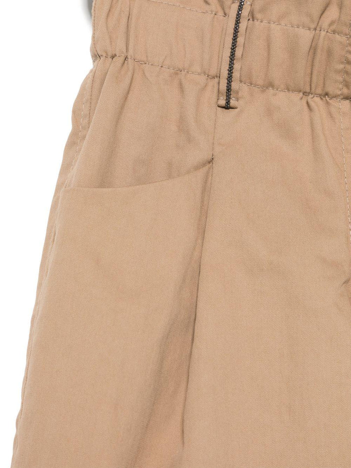 pantaloni beige bambina