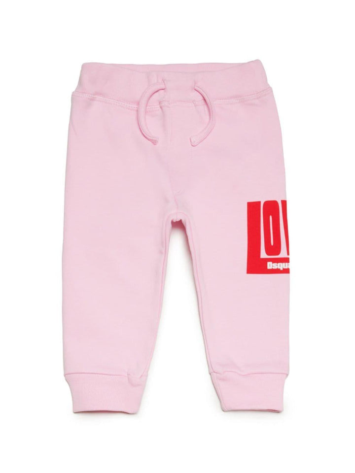 Pantaloni rosa bambina