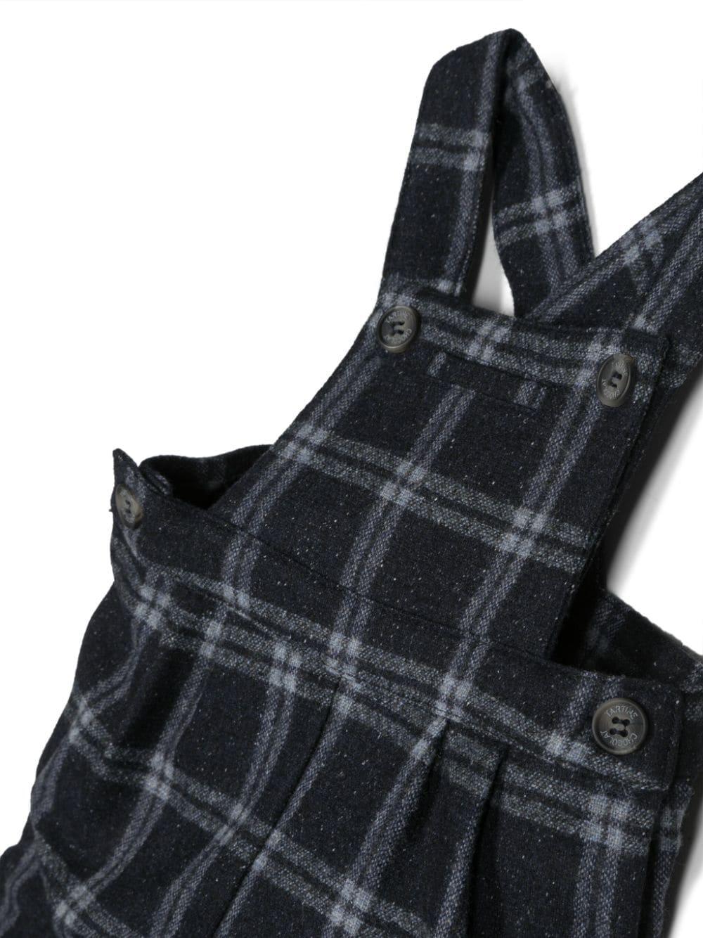 Salopette blu neonato unisex