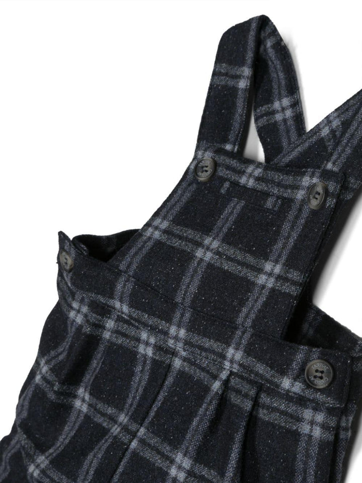 Salopette blu neonato unisex