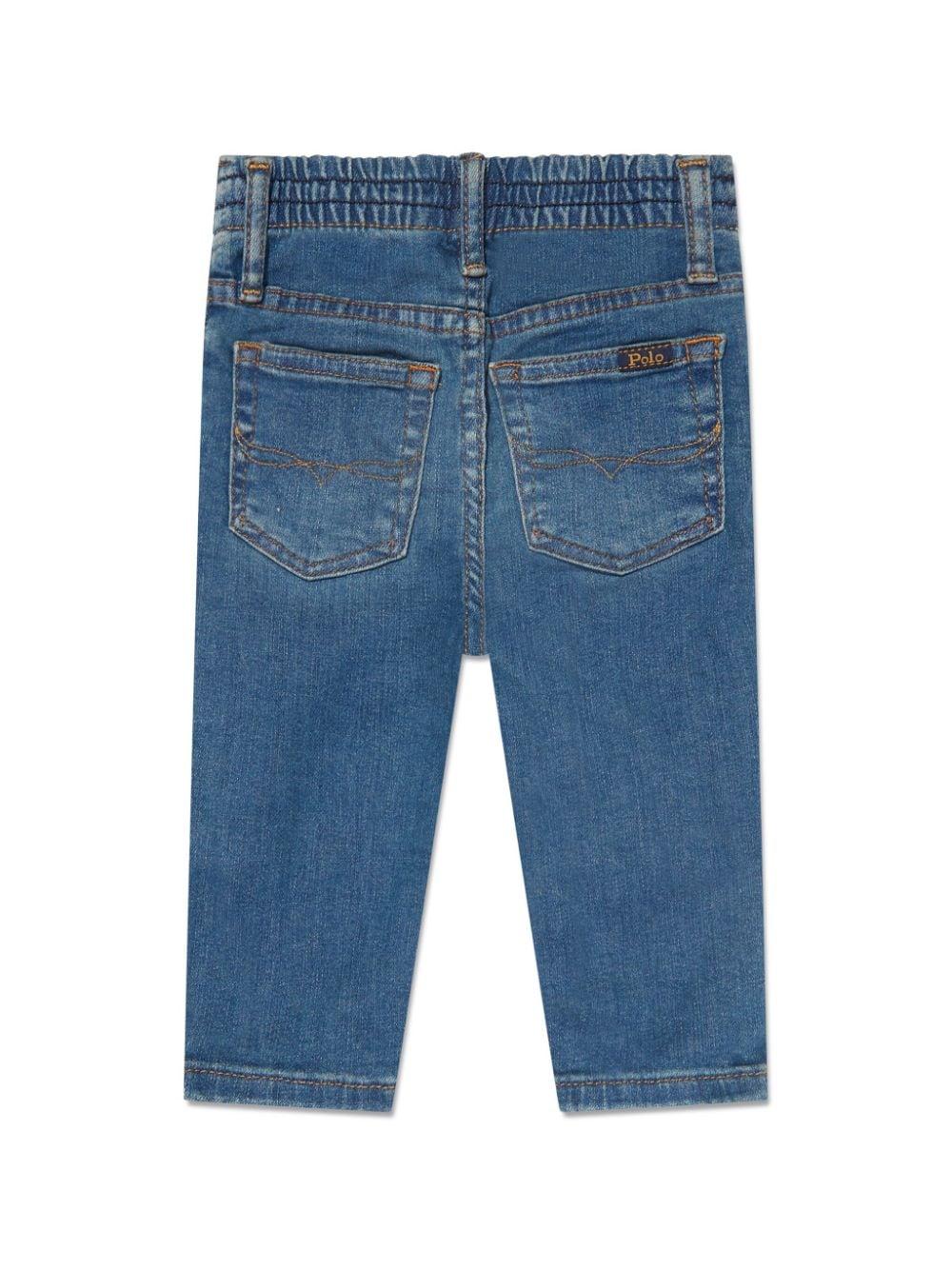 Jeans azzurro neonato