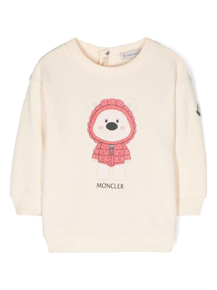 Felpa beige neonata