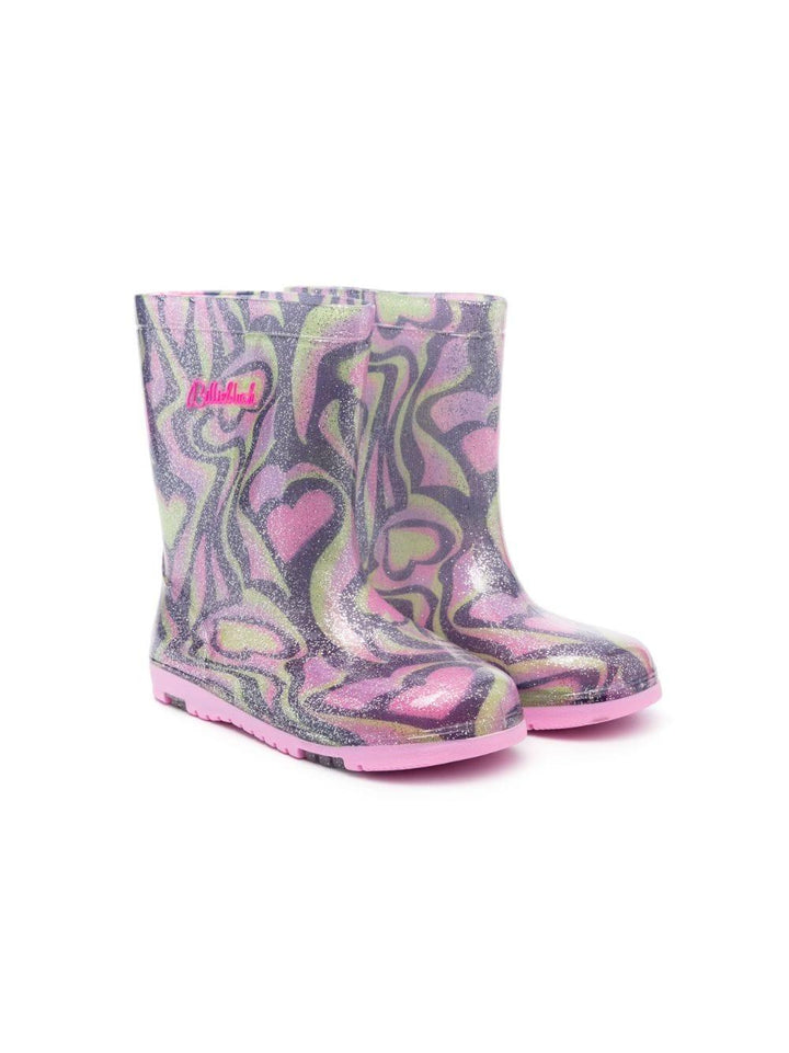 Stivali multicolor bambina con glitter