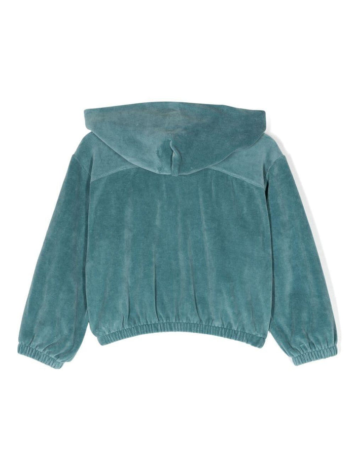 Felpa azzurra bambina
