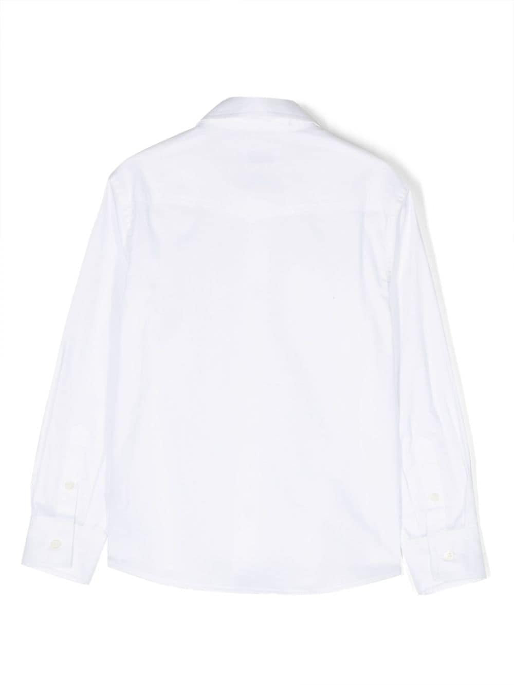 Camicia bianco ottico bambino