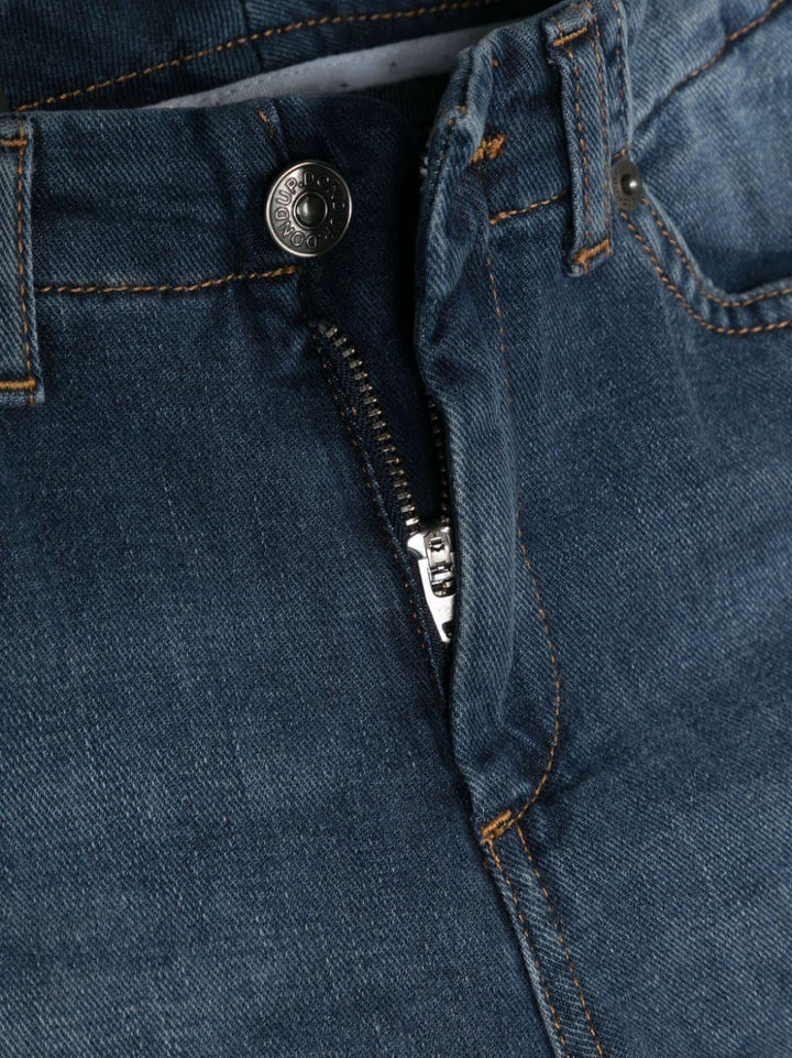 Pantaloni jeans blu ceruleo bambina