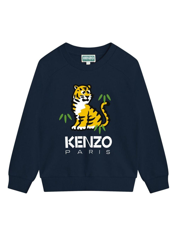 felpa blu bambino
