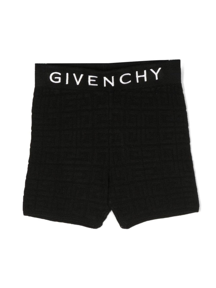 Shorts neri bambina H14198 09B Givenchy Kids 