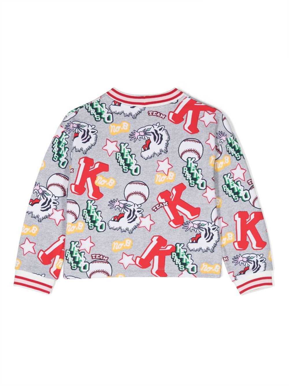 Cardigan multicolor bambina K15678 A03 KENZO KIDS 