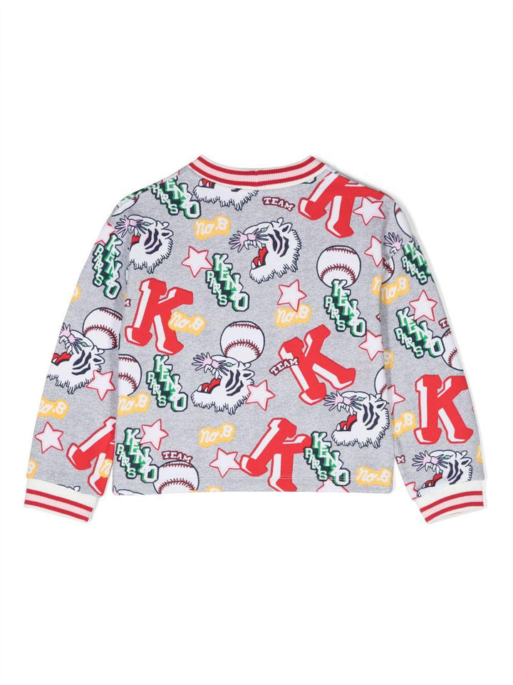 Cardigan multicolor bambina K15678 A03 KENZO KIDS 