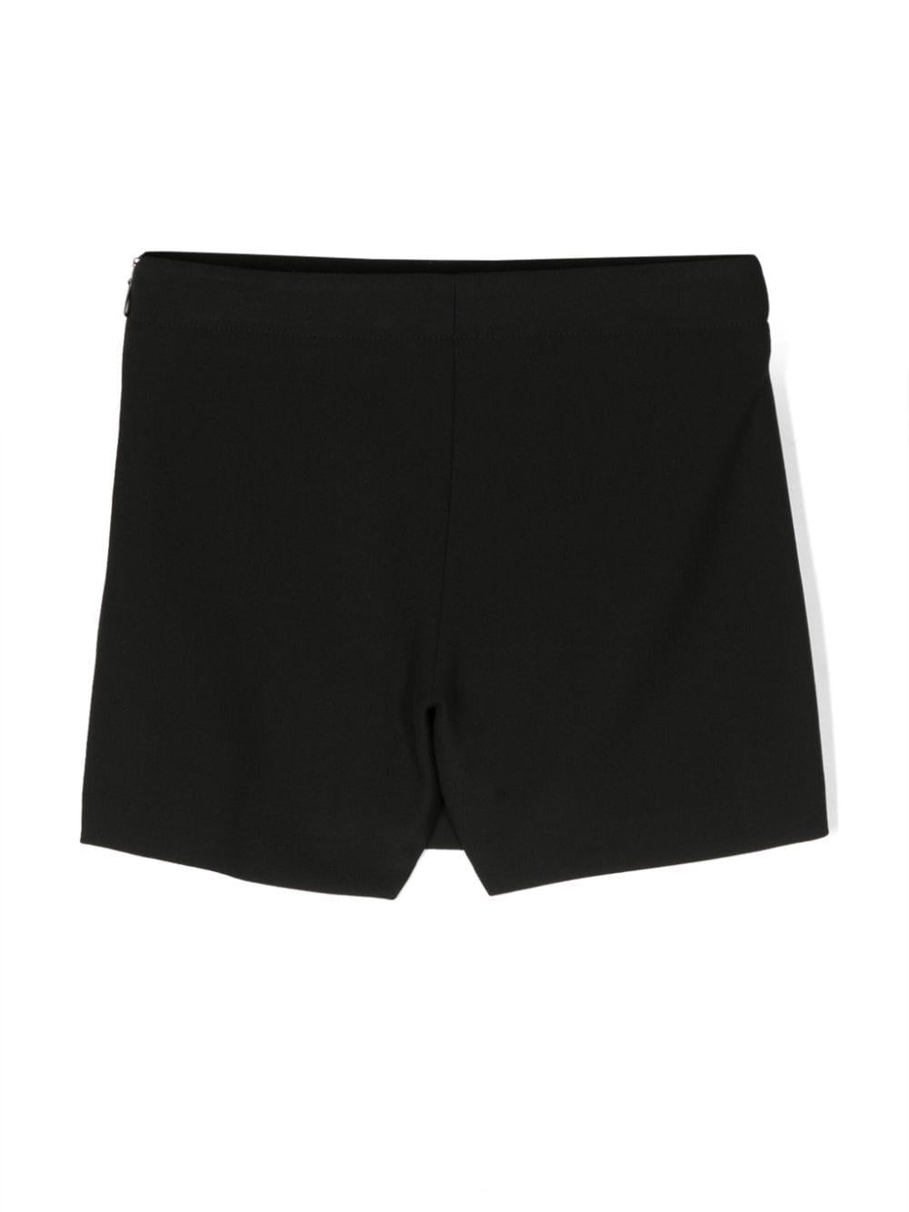 Shorts nero bambina