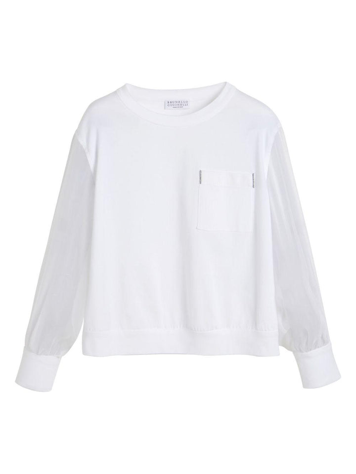 t-shirt bianca bambina