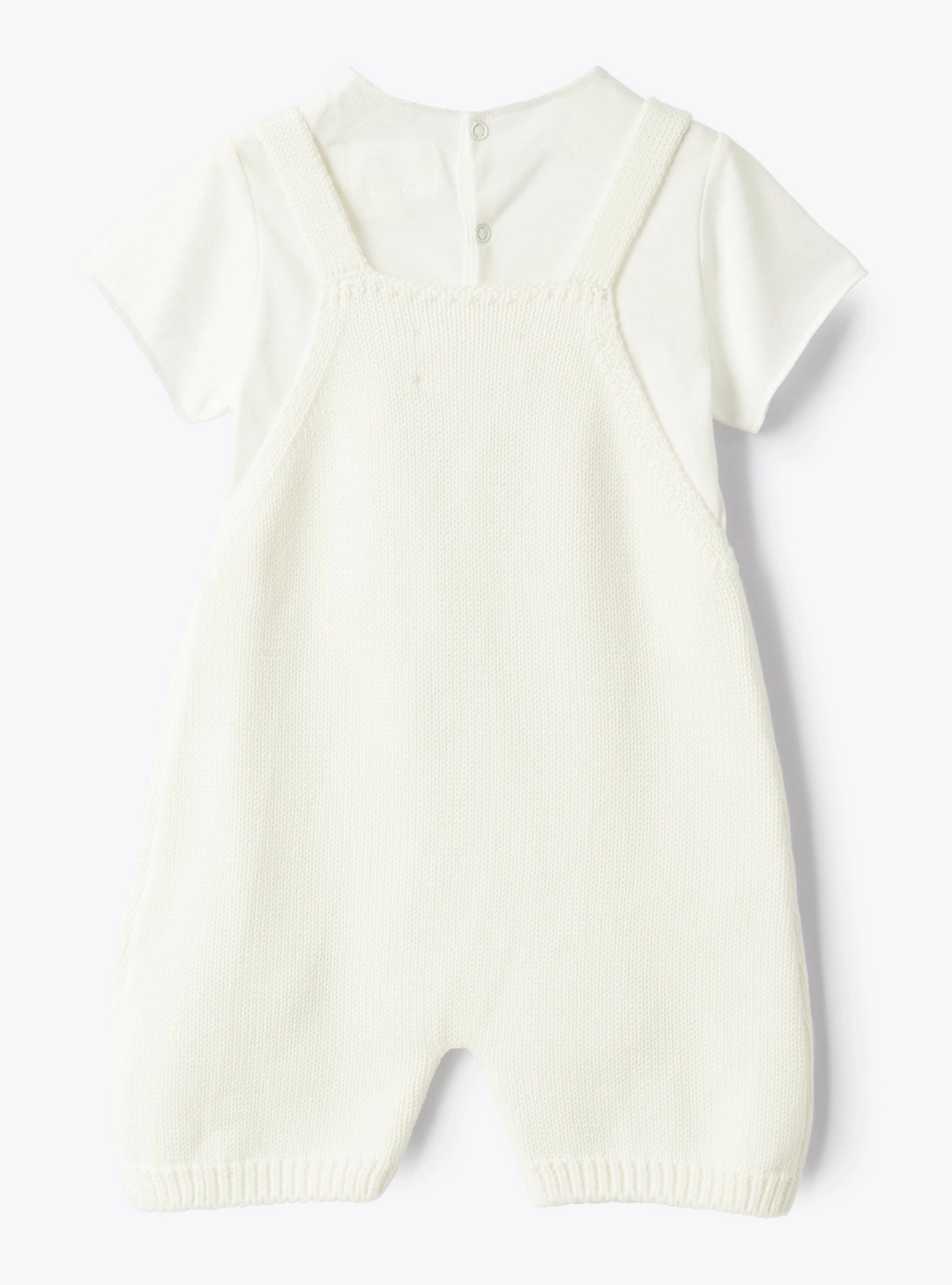 completo bianco neonato E25CP076EM109 010 TEDDY&MINOU 
