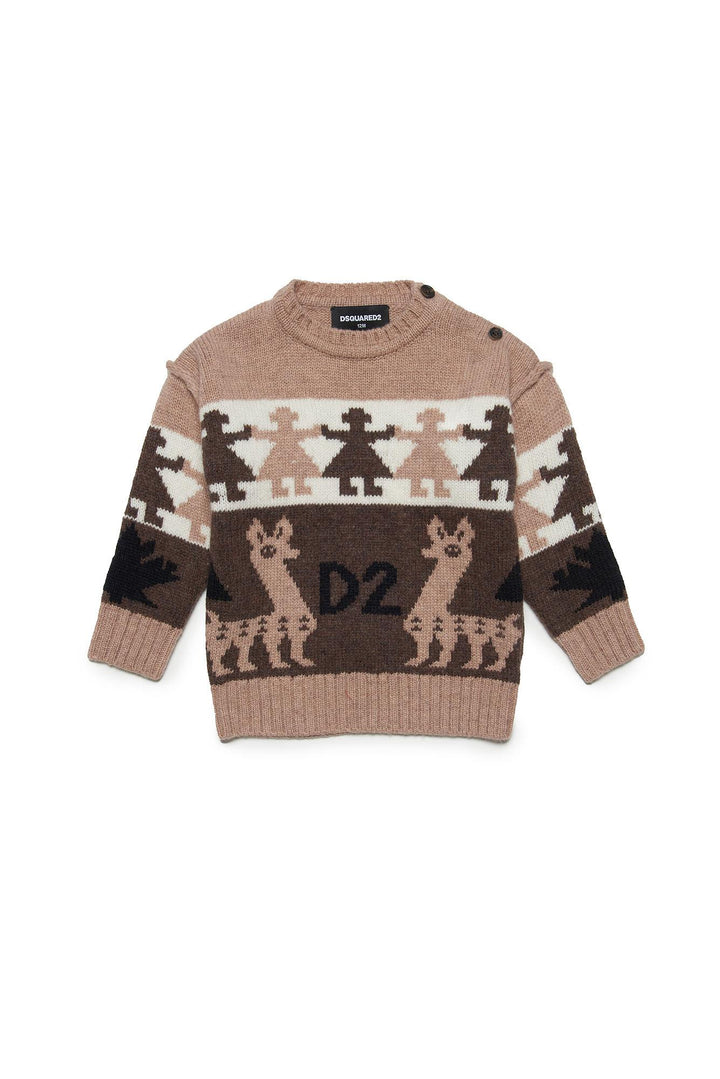 Maglia marrone bambino