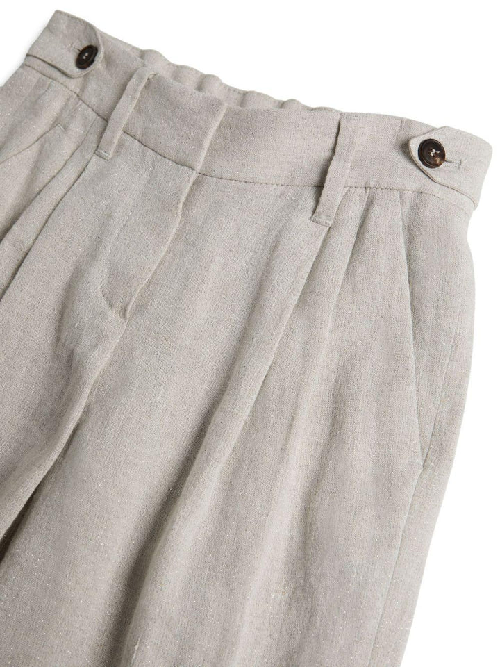 pantaloni beige bambina