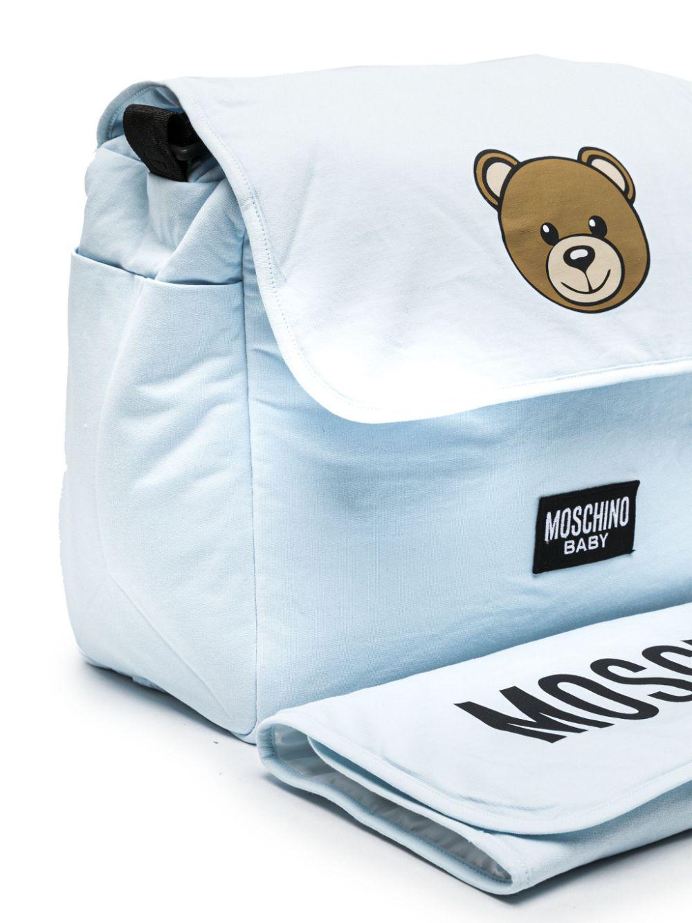 Borsa celeste neonato MWX03DLCA19 40304 MOSCHINO KIDS 