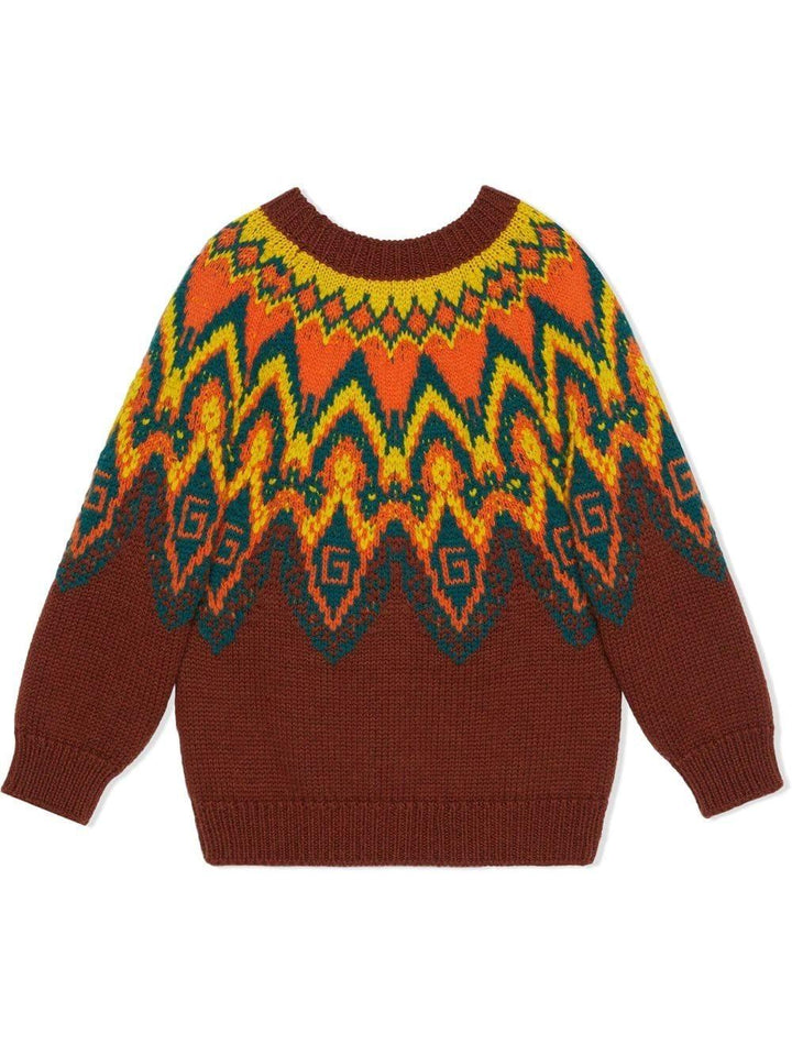 Maglione marrone bambino