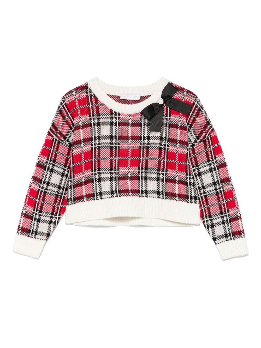 maglia rossa bambina 19D6414091 4301 Monnalisa kids 