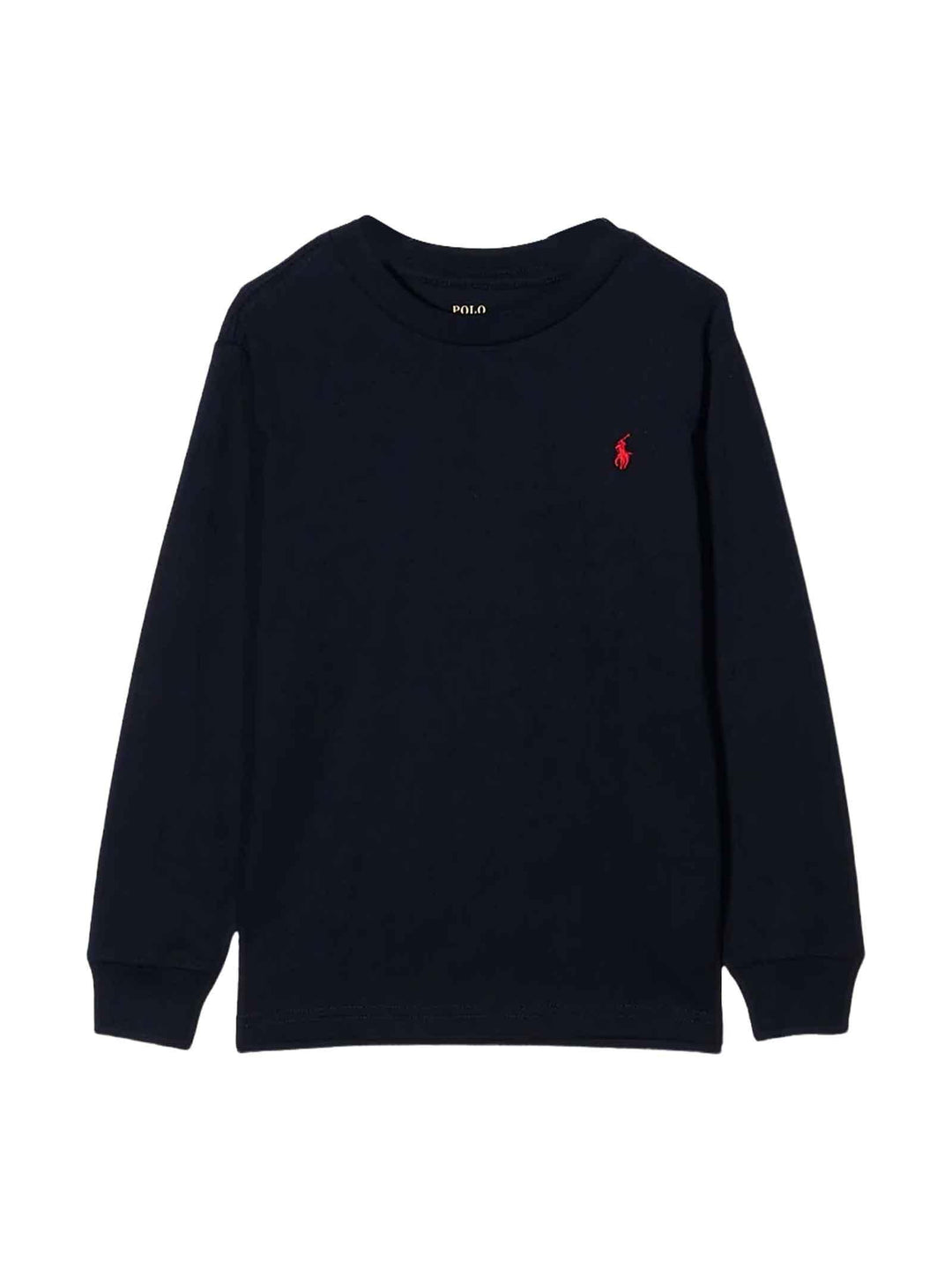 Felpa blu bambino con ricamo 322843804 002 RALPH LAUREN KIDS 