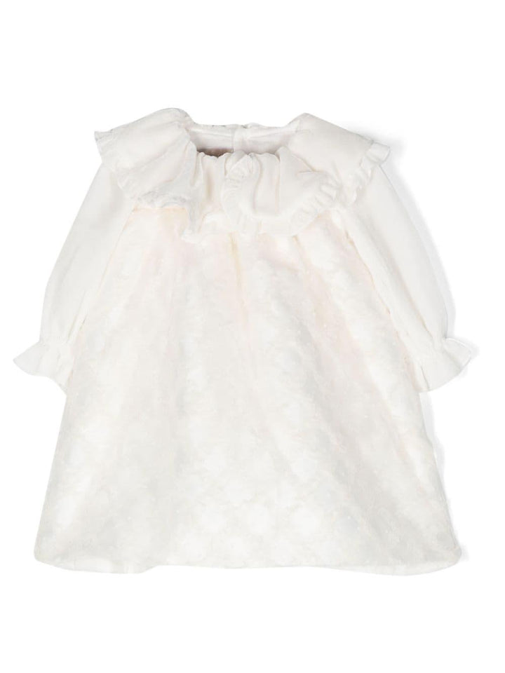 Abito bianco opaco neonata