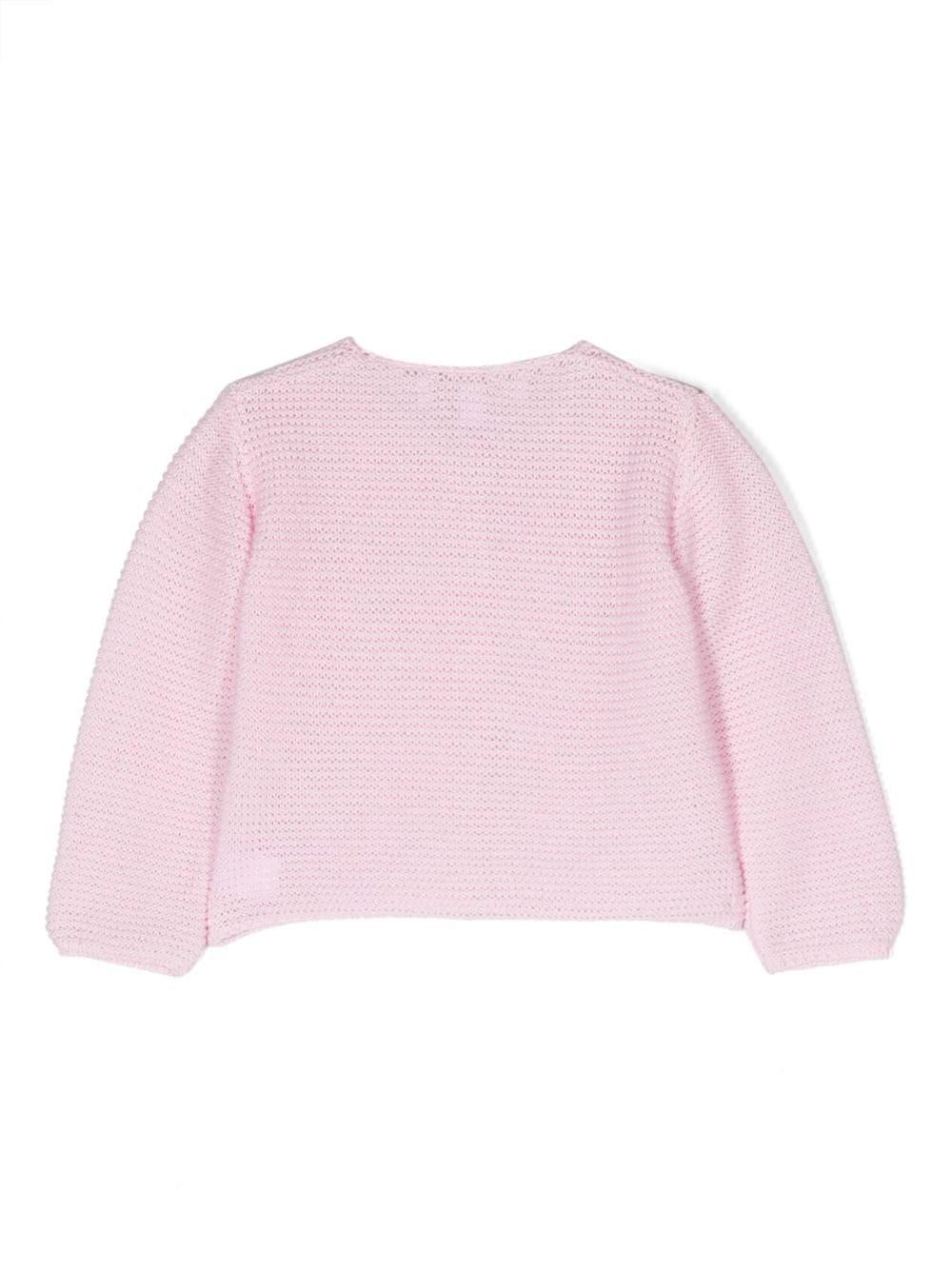 Cardigan rosa neonata
