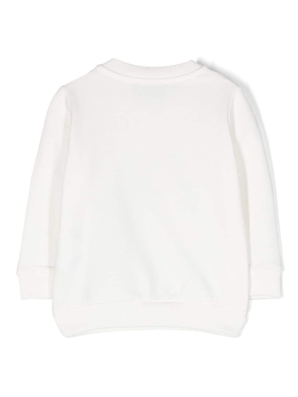 T-shirt bianca latte  unisex con stampa