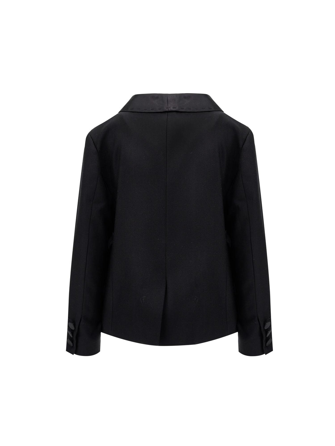 Blazer monopetto classico nero bambina 25B1052354 0050 Monnalisa kids 