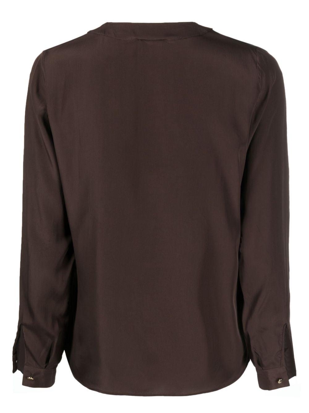 Camicia marrone donna C368 CAFFE Merci 