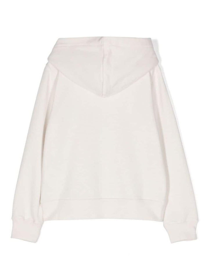 Felpa bianco sporco bambina