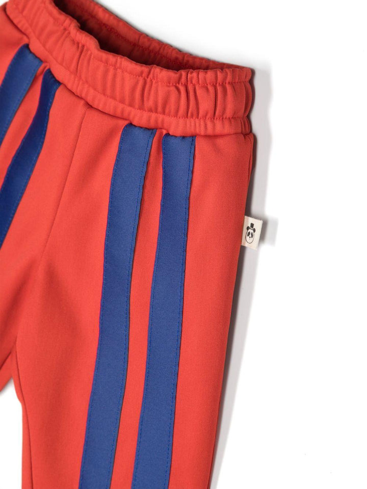 Pantaloni neonato rosso/blu