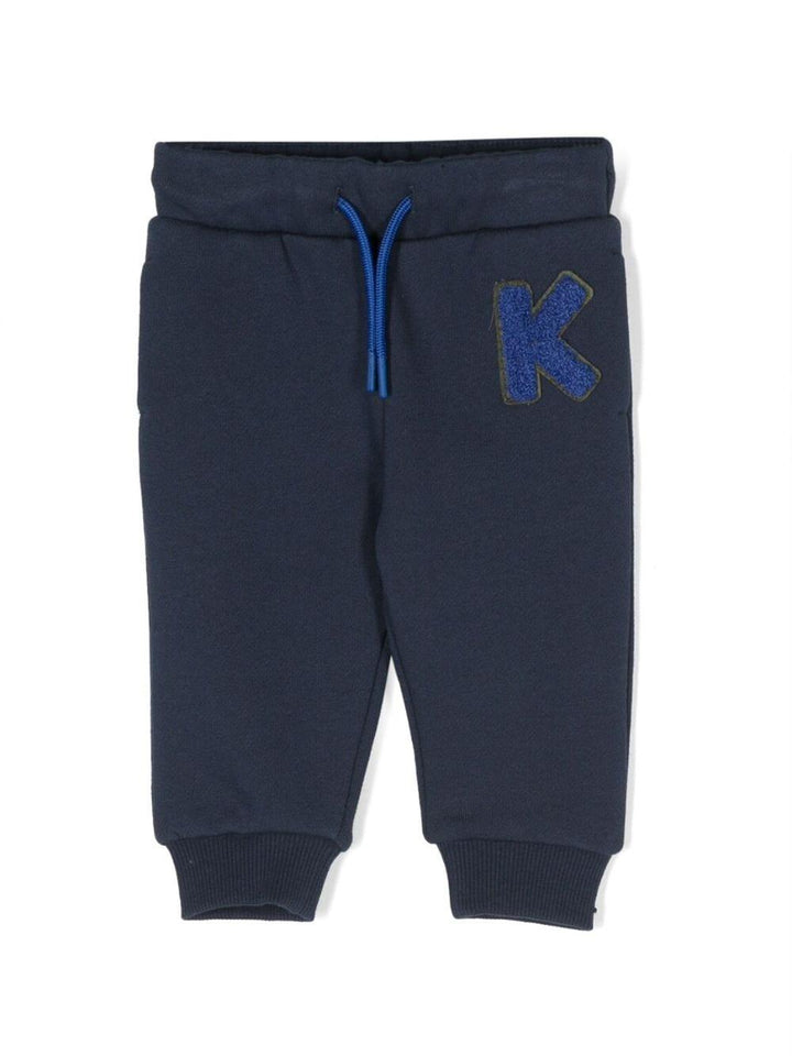 Pantaloni blu neonato K04238 84A KENZO KIDS 