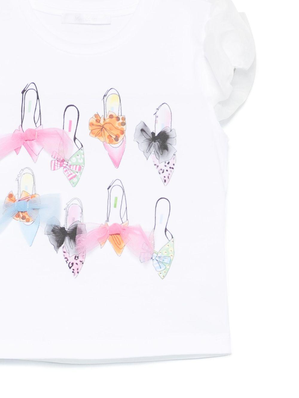 t-shirt bianca bambina